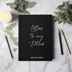 Loss of Father Grief Journal, Letters to Dad in Heaven, Dad Memorial Gift, Loss of Dad Gift, Loss of Father Gift, Dad Remembrance Gift
