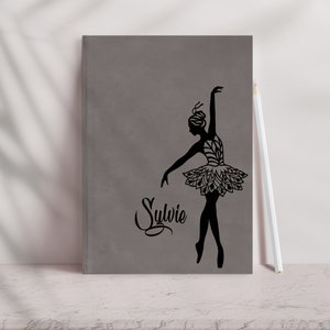 Custom Ballerina Journal, Gifts for Ballerina, Ballet Journal, Gifts for Dancer, Dancing Gifts, Dancer Journal, Dancer Diary, For Daughter