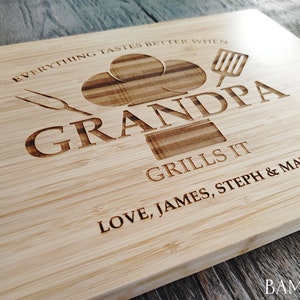 Grandmas Kitchen Cutting Board, Grandmas Kitchen Sign, Grandma Gift, Personalized Cutting Board, Mothers Day Gift for Grandma, Grandma Sign image 6