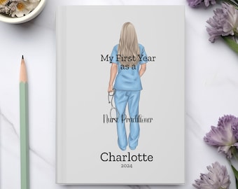 Personalized Nurse Practitioner Journal: RN Gift, Custom Notebook