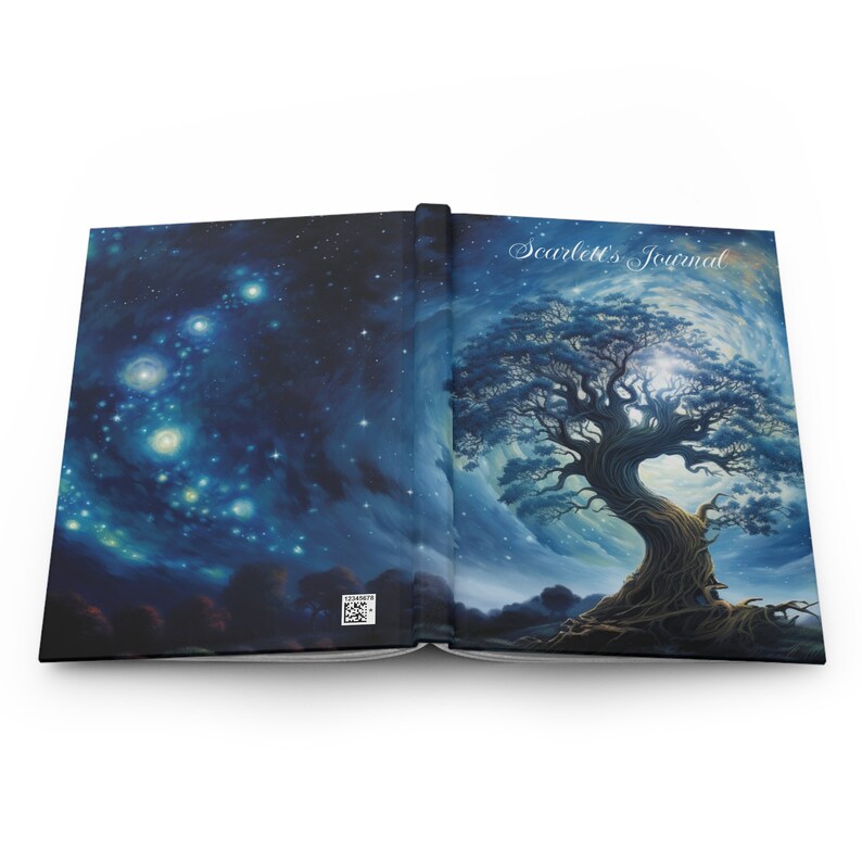 Personalized Celestial Tree Journal: Custom Hardcover Notebook - Etsy