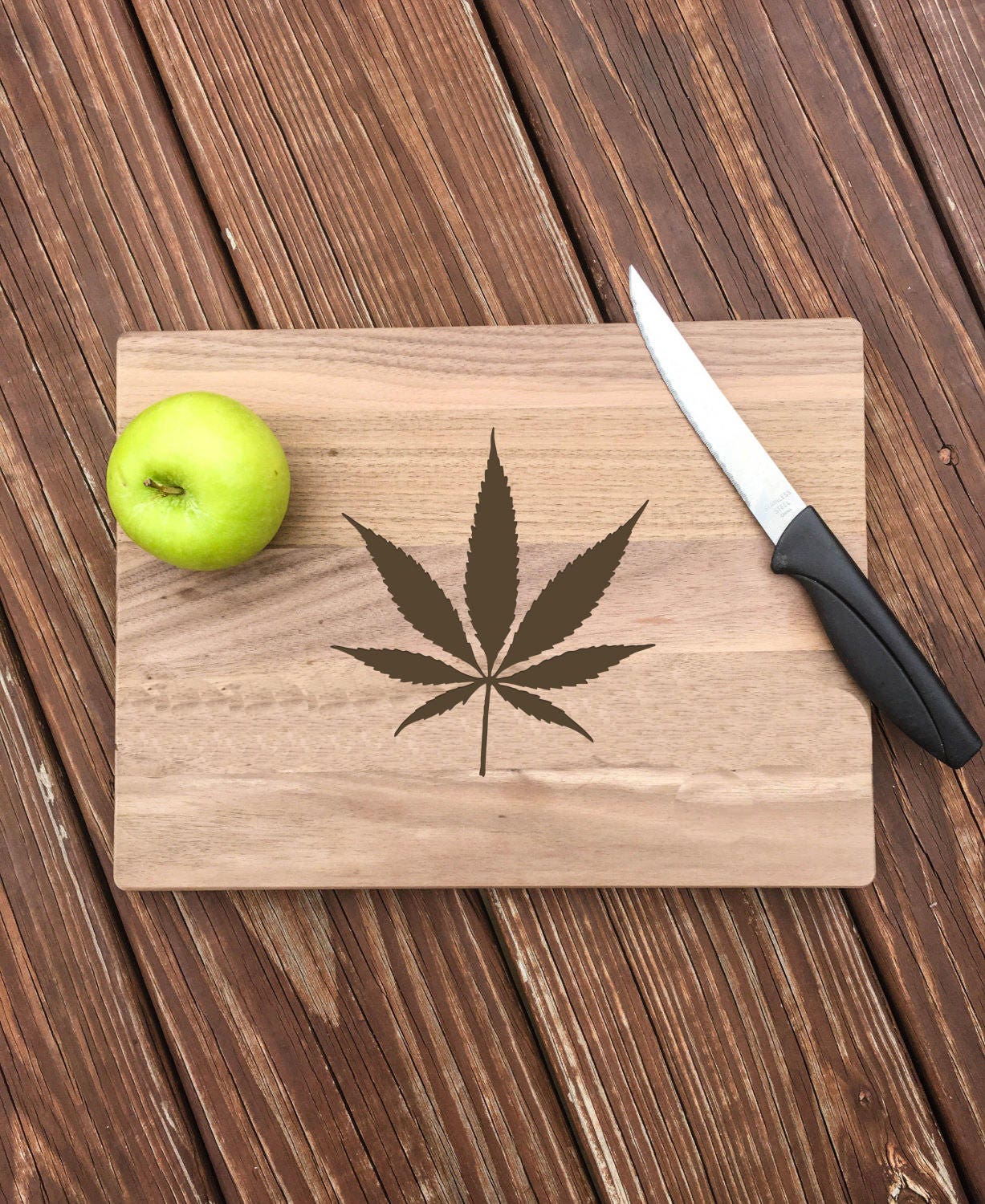 Weed Stoner Gifts Weed Cutting Board Marijuana Art Etsy
