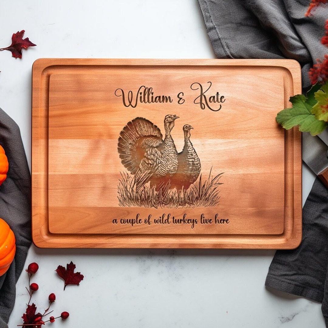 Custom Turkey Kitchen Decor, Thanksgiving Autumn Table Decor