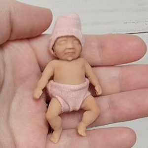 Boneca de silicone artesanal de 2,5&quot; &quot;Mary&quot; Nova edição de realismo aprimorado