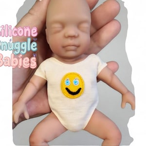 Silicone Baby Girl Doll 7 inch &quot;Sasha&quot;