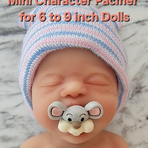 6～9インチ人形用ミニチュアキャラクターおしゃぶり