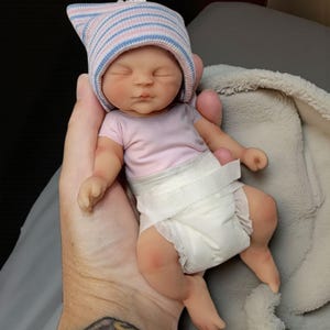 Silicone Baby Doll 6&quot; Boy or Girl &quot;Gabriel&quot; or &quot;Gabby&quot;