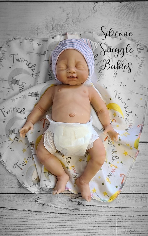 14 Full Body Silicone Baby Girl Doll 