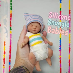 Silicone Baby Doll 6&quot; Boy or Girl &quot;Gabriel&quot; or &quot;Gabby&quot;