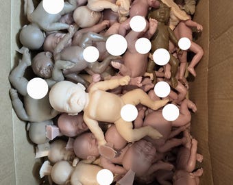 First Edition Unpainted Full Body Silicone Baby Dolls Blow out sale