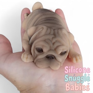 5&quot; Silicone Shelf Sitter Pug