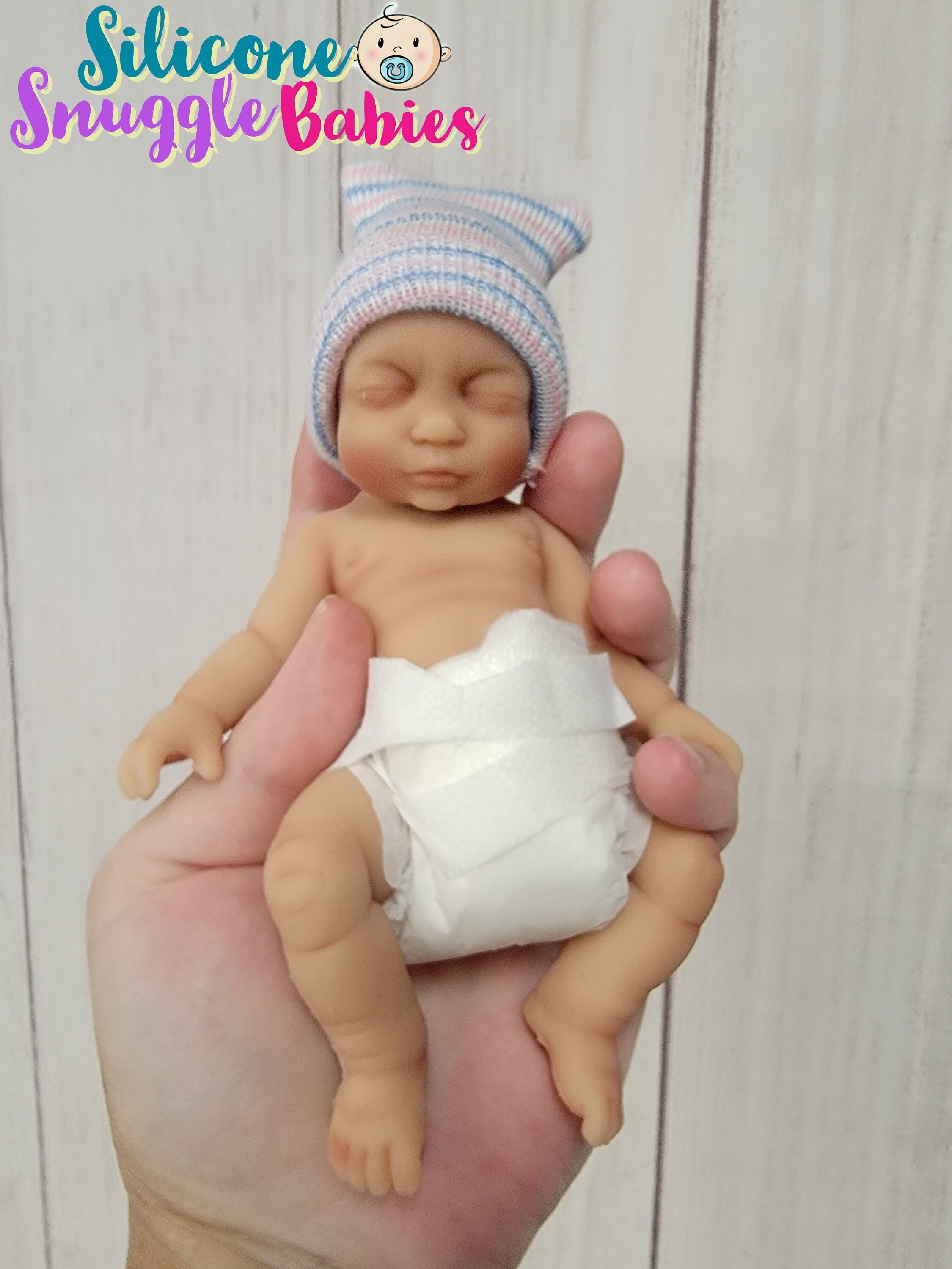 Handmade in USA 7 Girl Micro Preemie Full Body Silicone Baby Girl