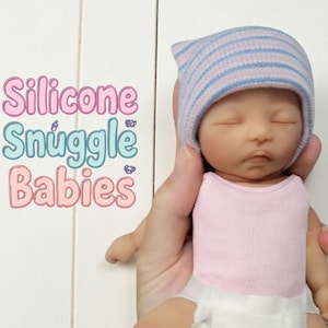 Silicone Baby Girl Doll 8 inch &quot;Izzy&quot;