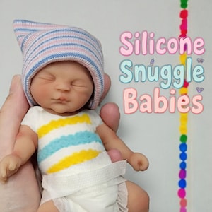 Silicone Baby Doll 6&quot; Boy or Girl &quot;Gabriel&quot; or &quot;Gabby&quot;