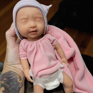 Silicone Baby Girl Doll 12 inch &quot;Olivia&quot;