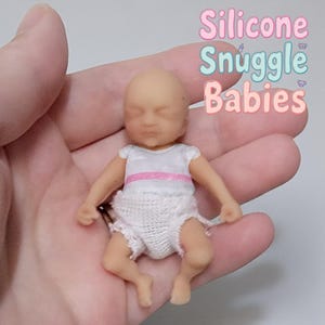 2.5&quot; Silicone Baby Doll Boy or Girl &quot;Bailey&quot;