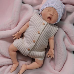 16&quot; Full Body Silicone Baby Doll Boy or Girl &quot;Charlie&quot; Preemie Reborn Baby Doll