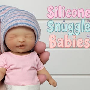 Silicone Baby Girl Doll 7 inch &quot;Kayla&quot;