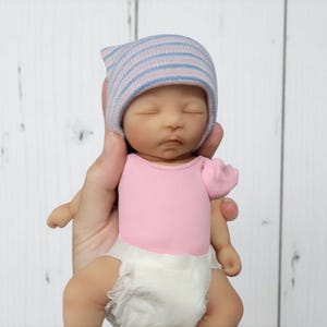 Silicone Baby Girl Doll 8 inch &quot;Izzy&quot;