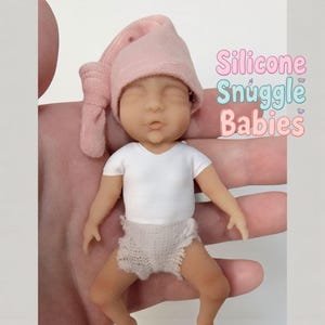 4&quot; Silicone Baby Girl Doll &quot;Piper&quot;