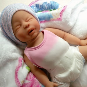 Silicone Baby Doll 14 inch Boy or Girl &quot;Sabrina&quot; or &quot;Sebastian&quot;