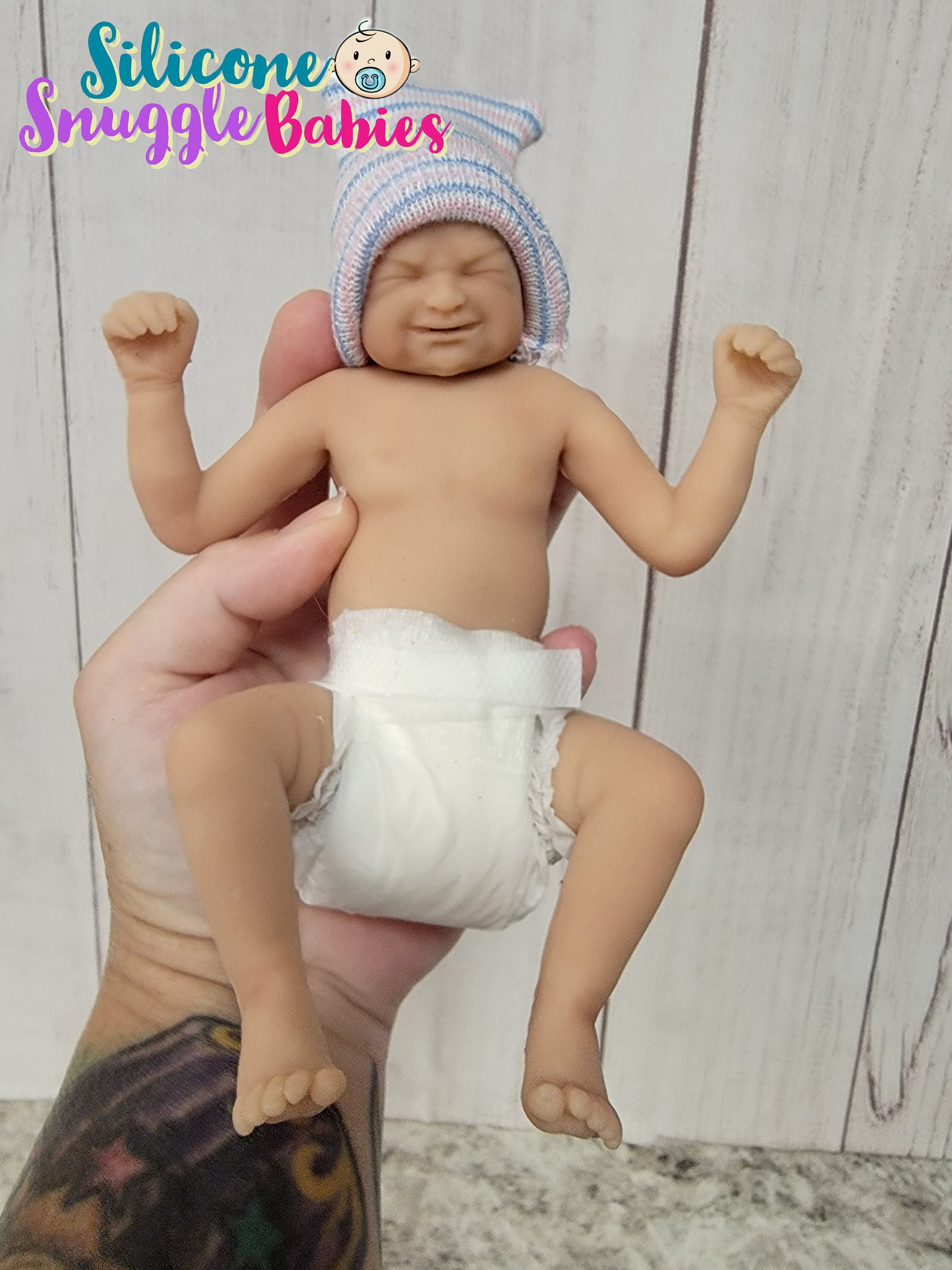 Full Body Silicone Reborn Baby Boy or Girl Preemie Size at 15 