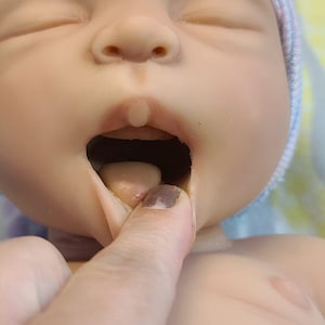 Authentic 22" Silicone Baby Doll "Riley" Enhanced Realism Edition Handmade by Artist image 7