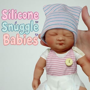 Silicone Baby Doll 10 inch Girl or Boy &quot;Laila&quot; or &quot;Liam&quot;