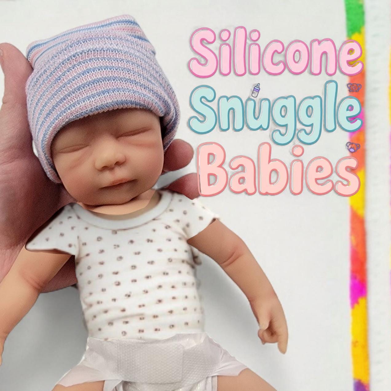 Silicone Baby Doll 12 inch Boy or Girl "Quinn"