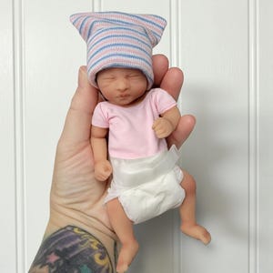 Silicone Baby Girl Doll 6 inch &quot;Blake&quot;