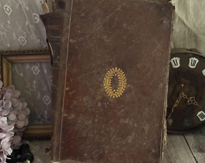 1604 French Holy Bible - Illustrated - La Saincte Bible - Antique Collectible - Large Folio