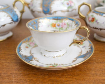 Antique Noritake Tea Set for One - 1900's - Teapot - Sugar Bowl