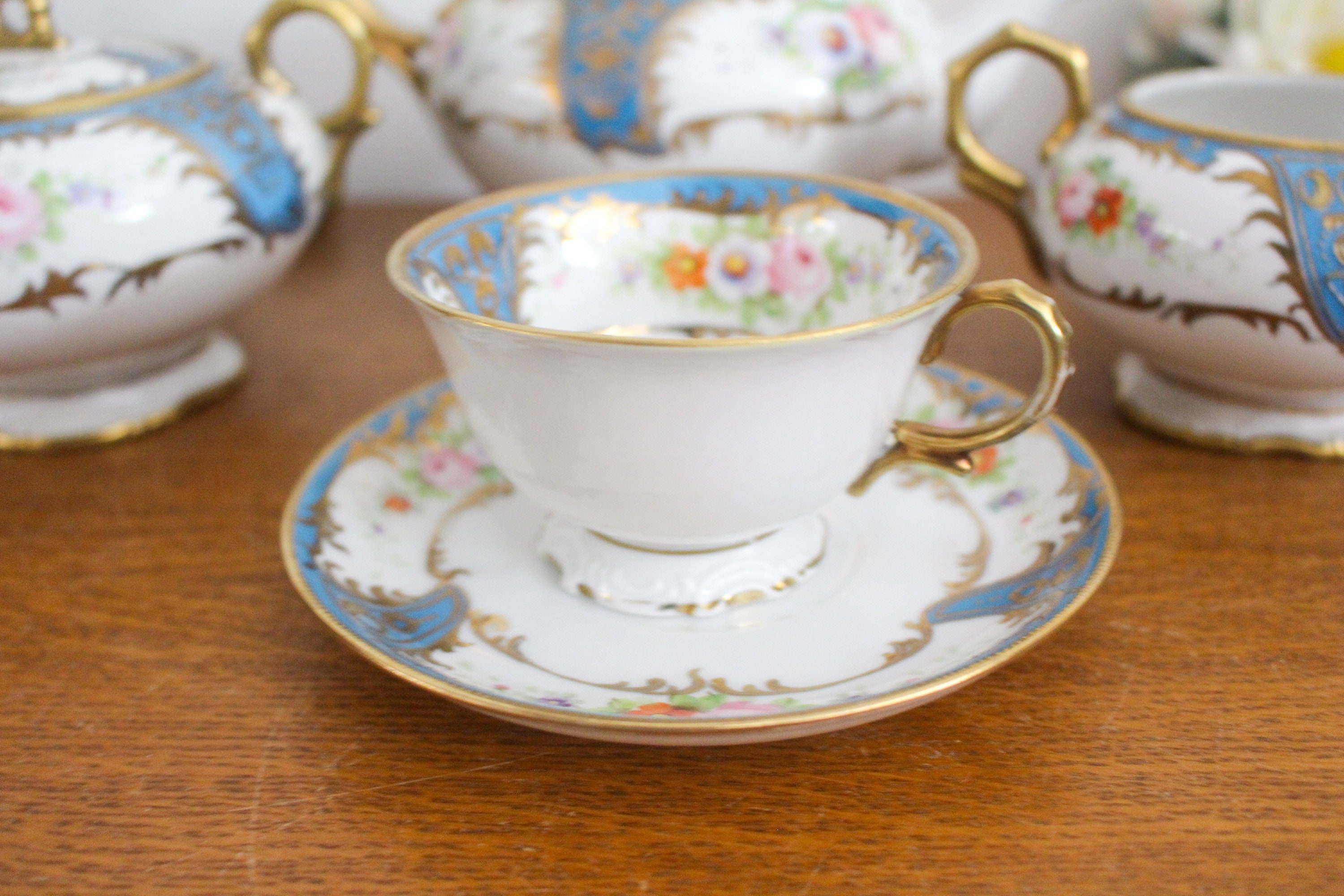 V7-Vintage-Noritake-TeaSet：6種10点セット V7-Vintage-Noritake