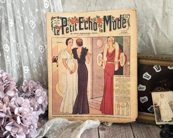 フランスのヴィンテージ ファッション雑誌: Le Petit Echo de la Mode
