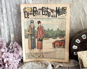 フランスのヴィンテージ ファッション雑誌: Le Petit Echo de la Mode