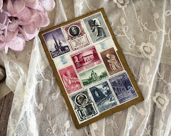 Vintage Postage Stamp Set - Philately - Vatican Postage Stamps