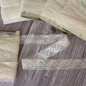 Vintage French Lace Trim 5 Meters zdjęcie 1