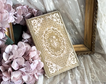 Antique French Romantic Gilt Book - 19th Century - Shabby Chic - Gilded Book
