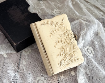 Antique 19th Century French Book | Decorative Leather