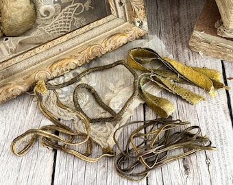 Vintage French Gold Metallic Trimmings
