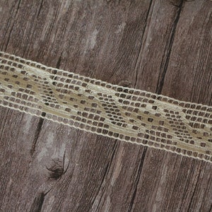 Vintage French Lace Trim 5 Meters zdjęcie 2