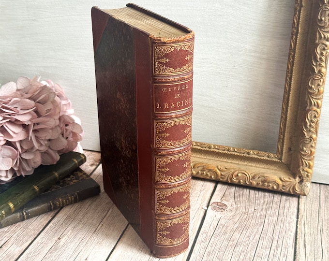 Antique French Book - 19th Century - RACINE