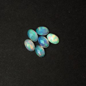 Opala Etíope Natural, Tamanho 6x4MM, 7x5MM, Cabochões de corte rosa/Qualidade AAA Natural/Opala/Super cores. Preço por peça