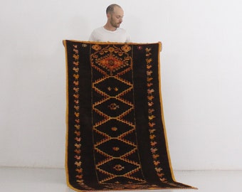 Moroccan rug - Taznakht - 3.3x6.4feet / 100x195cm