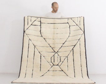Tappeto marocchino - Mrirt - 150x232 cm
