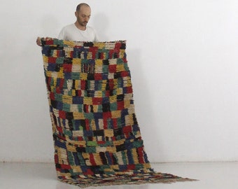 Moroccan rug - Azilal - 3.3x6.8feet / 102x208cm