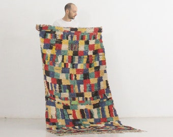 Moroccan rug - Azilal - 3.3x6.8feet / 102x208cm