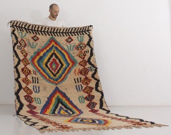 Moroccan rug - Azilal - 4.7x9.9feet / 143x302cm