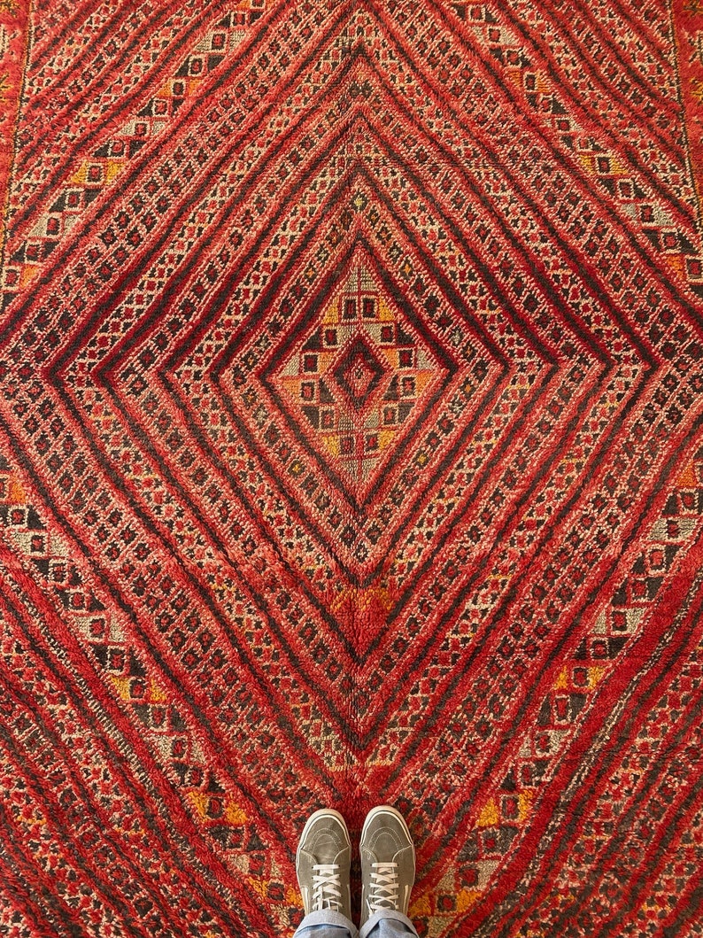 Moroccan rug Zayane 6.7x11.3feet / 205x344cm image 4