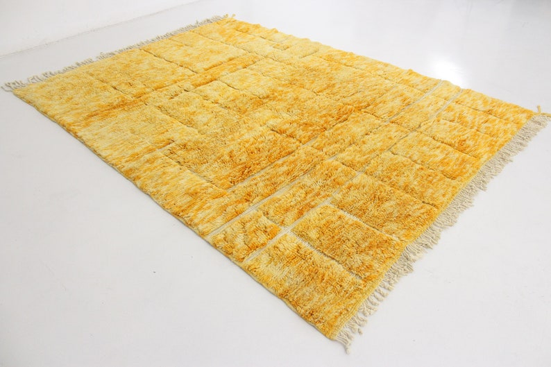 Moroccan rug Mrirt 6.8-7.2x8.8feet / 210-220x270cm image 6